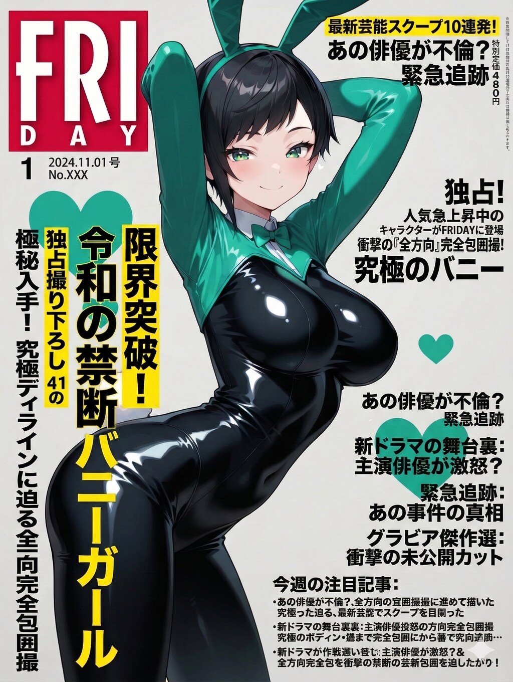 某写真週刊誌風