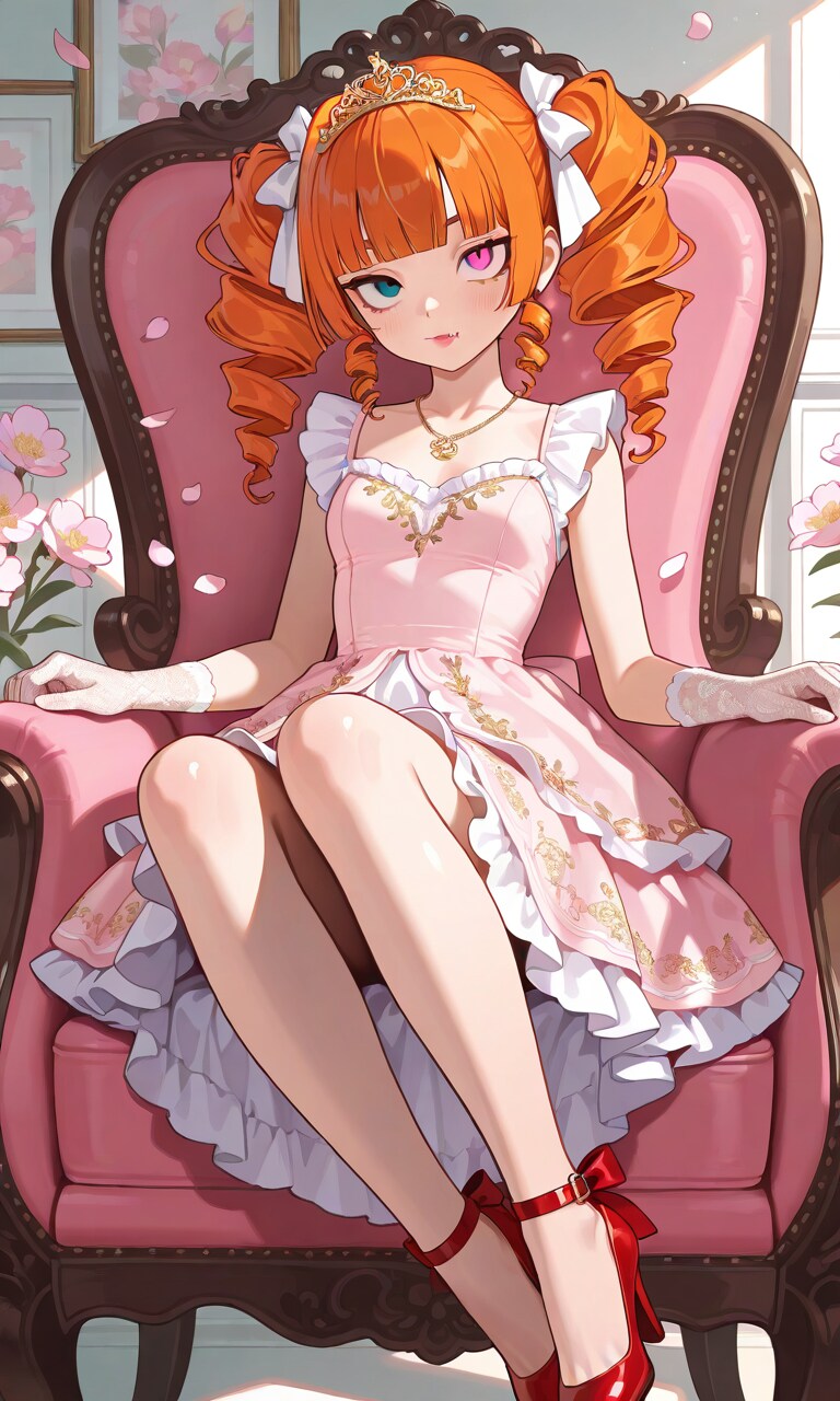 メリッサお嬢様の春色コーデ