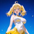 ぶっかけられた金髪ツインテール魔法少女 2枚目