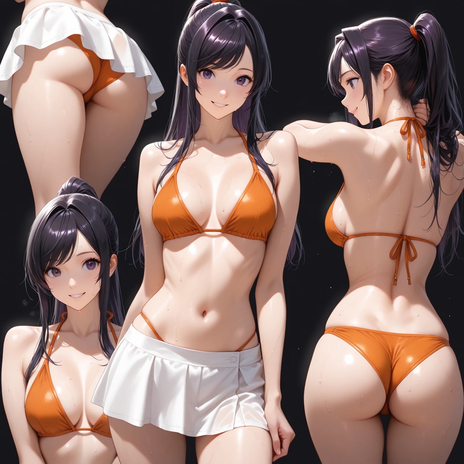 ビキニスカート　碧嶋水都