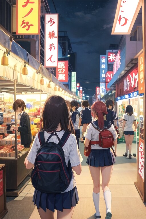 スクール水着市場 | の人気AIイラスト・グラビア