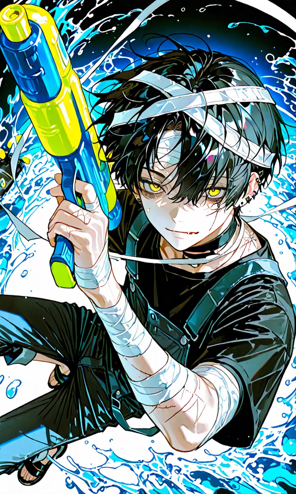 ウォーターガン✖️ミイラ男