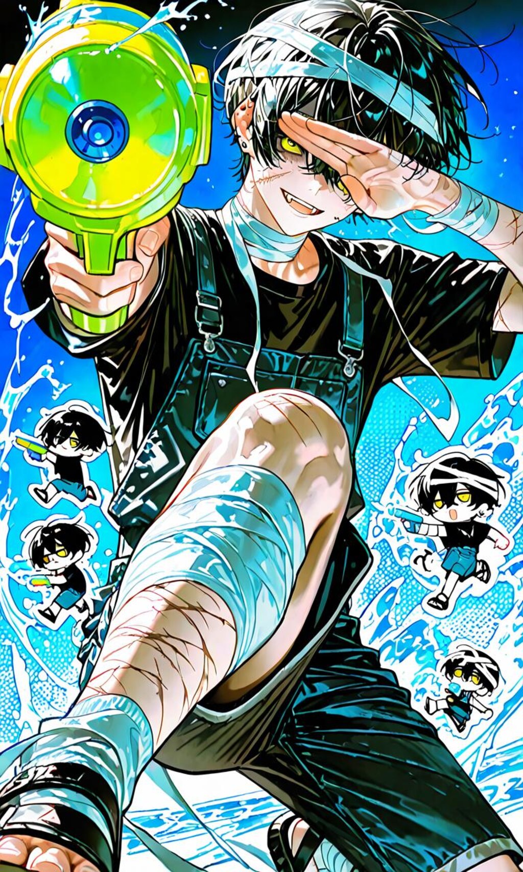 ウォーターガン✖️ミイラ男