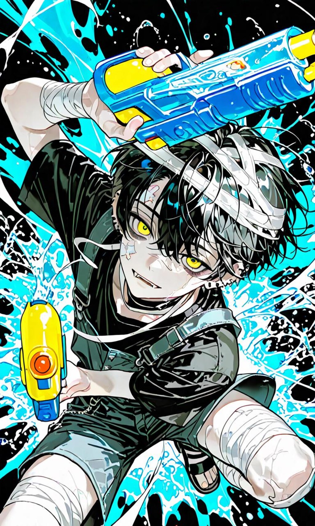 ウォーターガン✖️ミイラ男