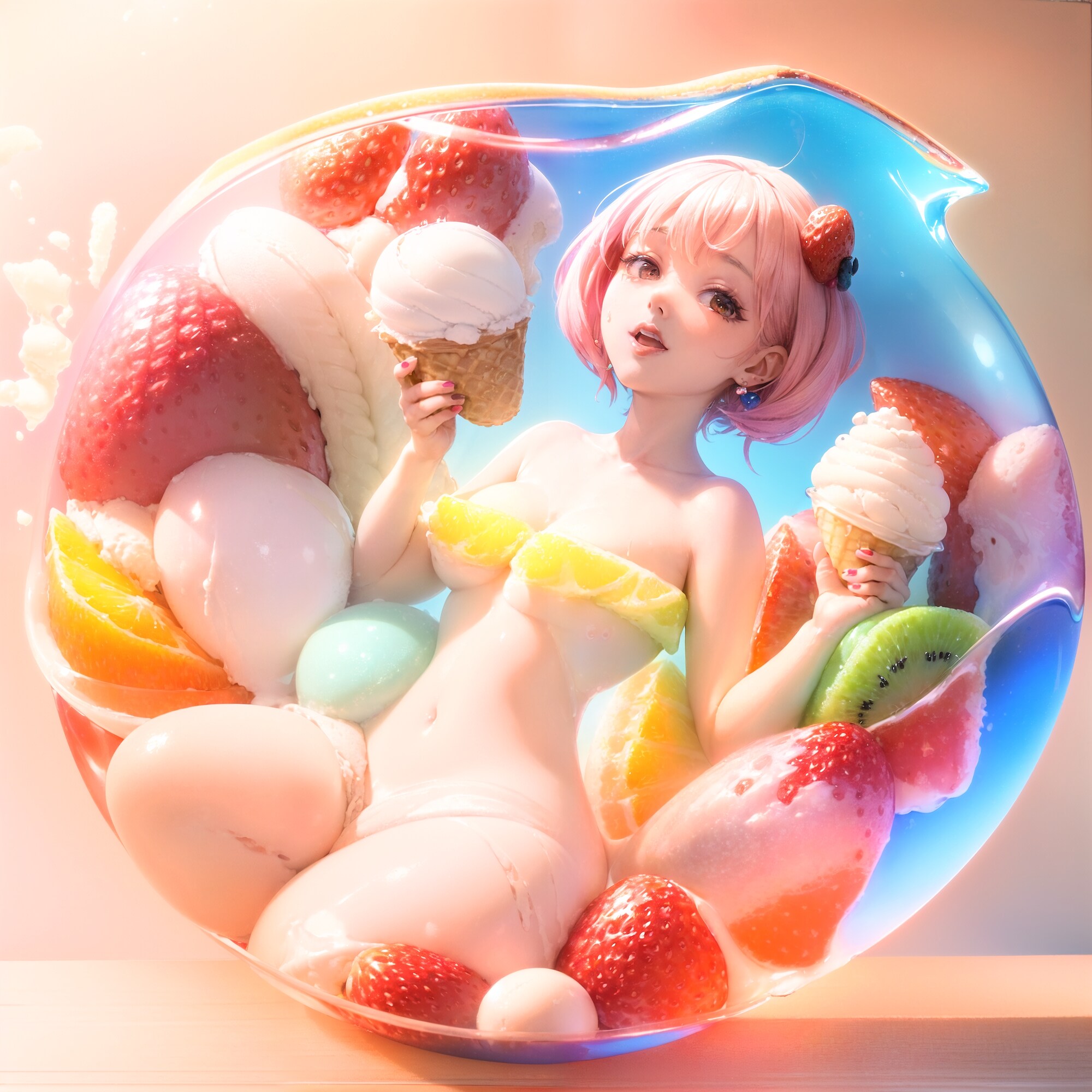 瓶詰アイスガール