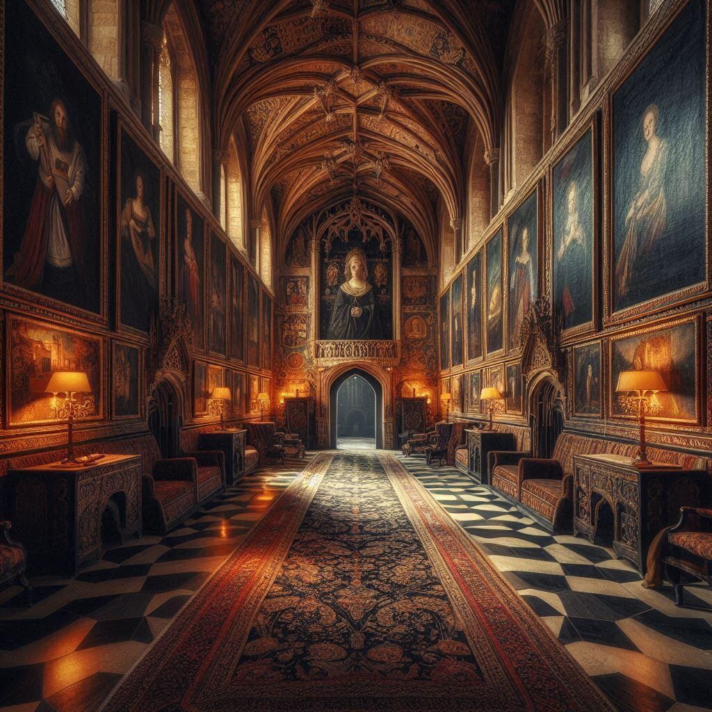 そのお屋敷は絵画がたくさんありまして