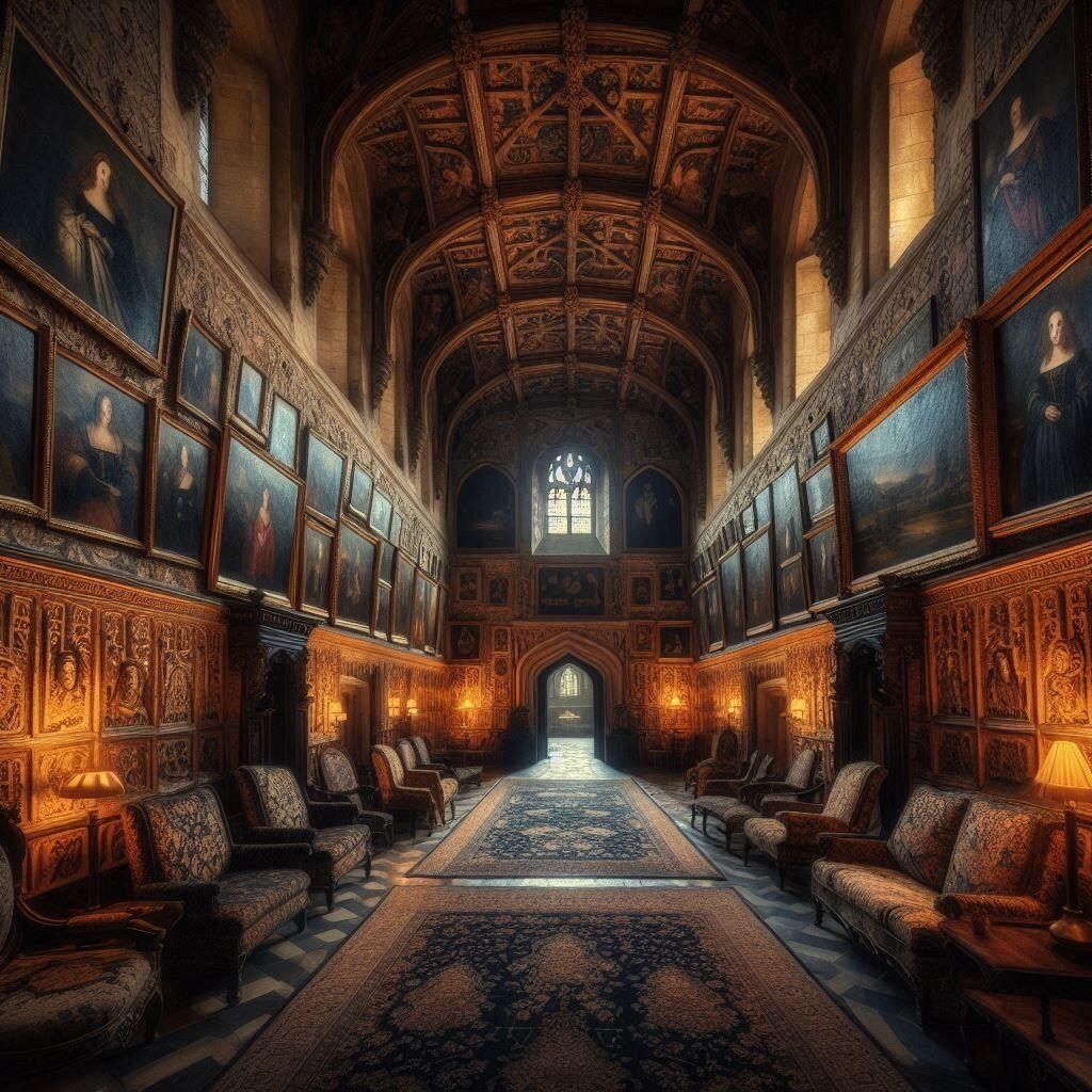 そのお屋敷は絵画がたくさんありまして