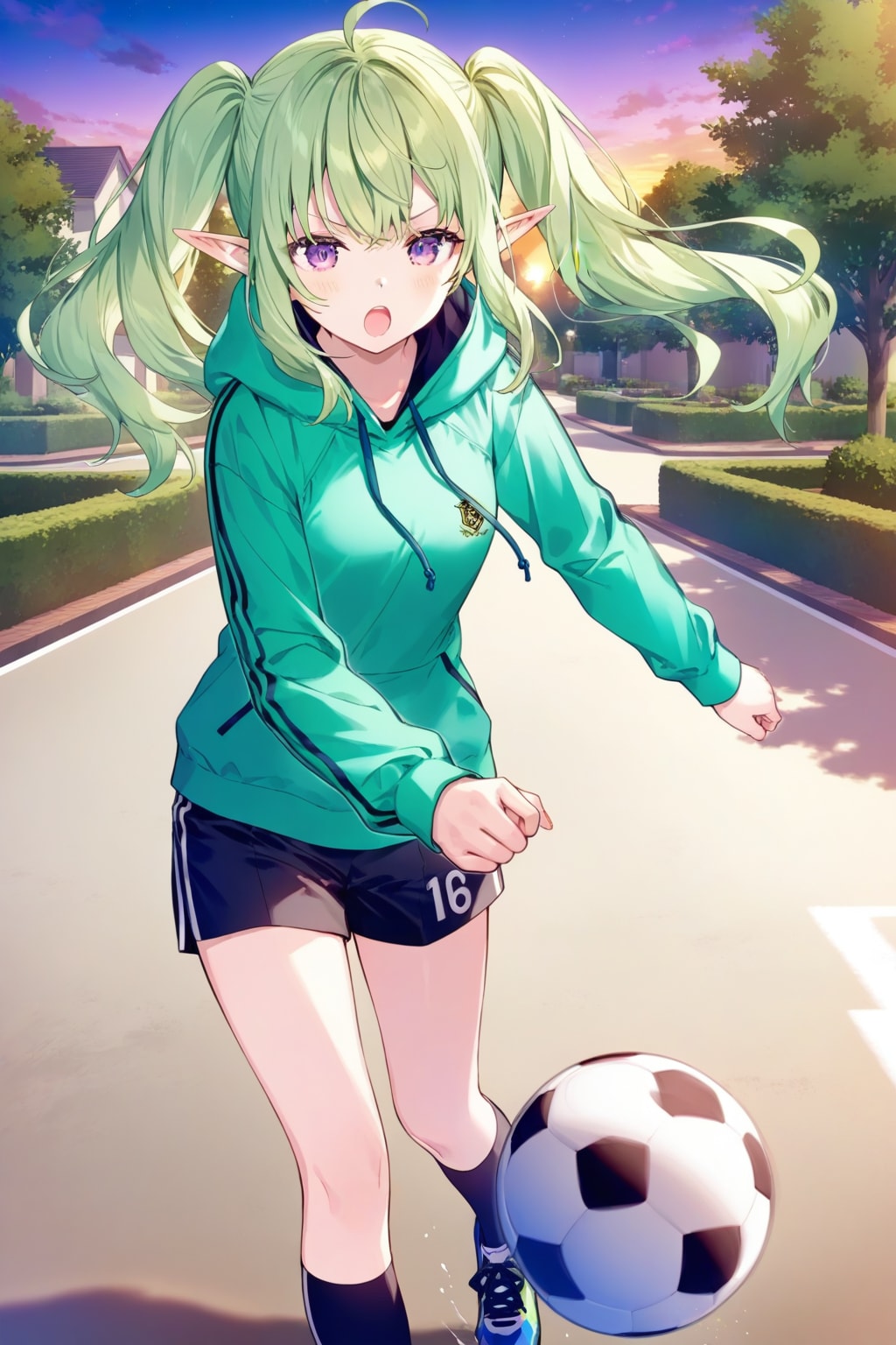 サッカー　ツインテール2