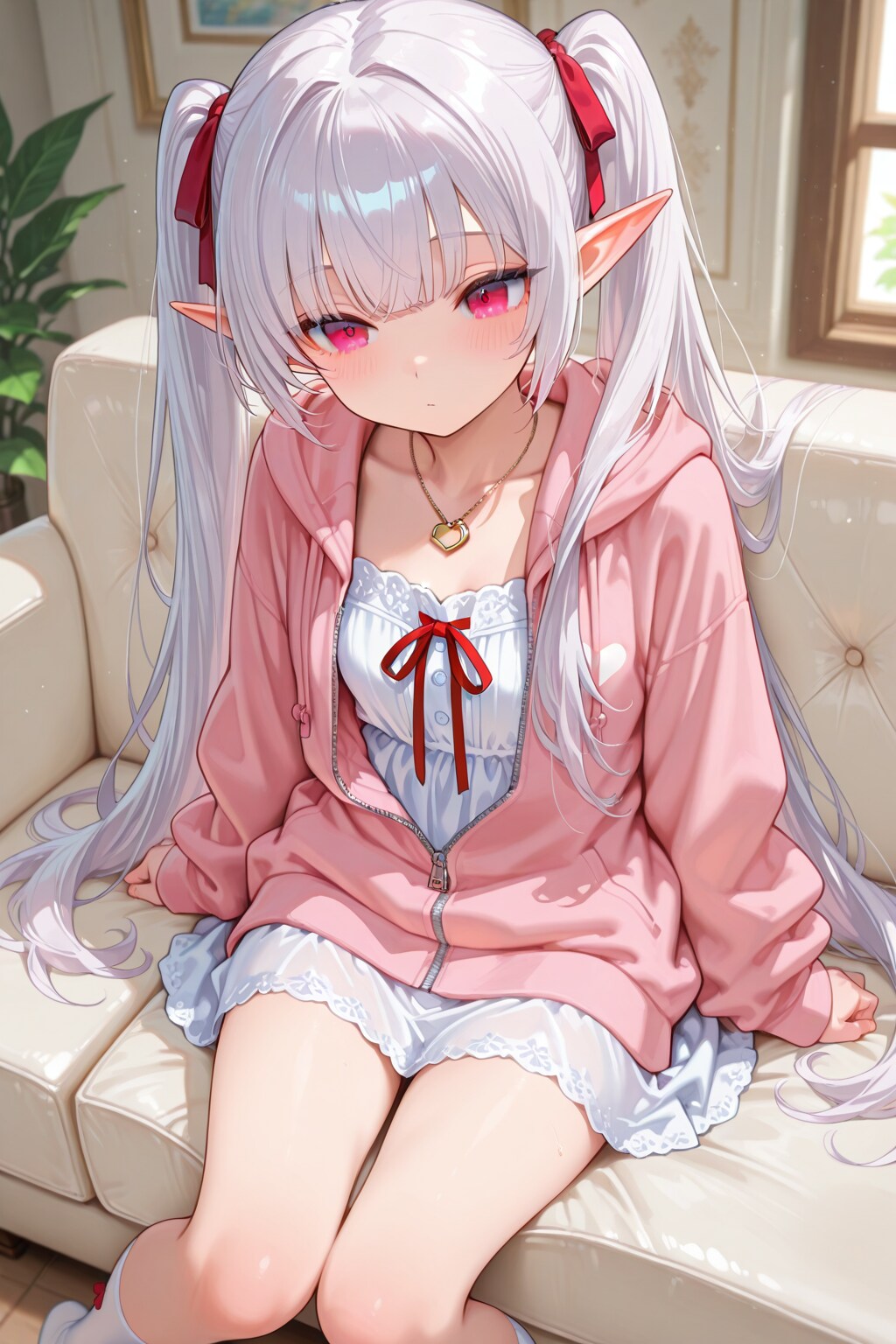 ぼ～っとしているシロネさん