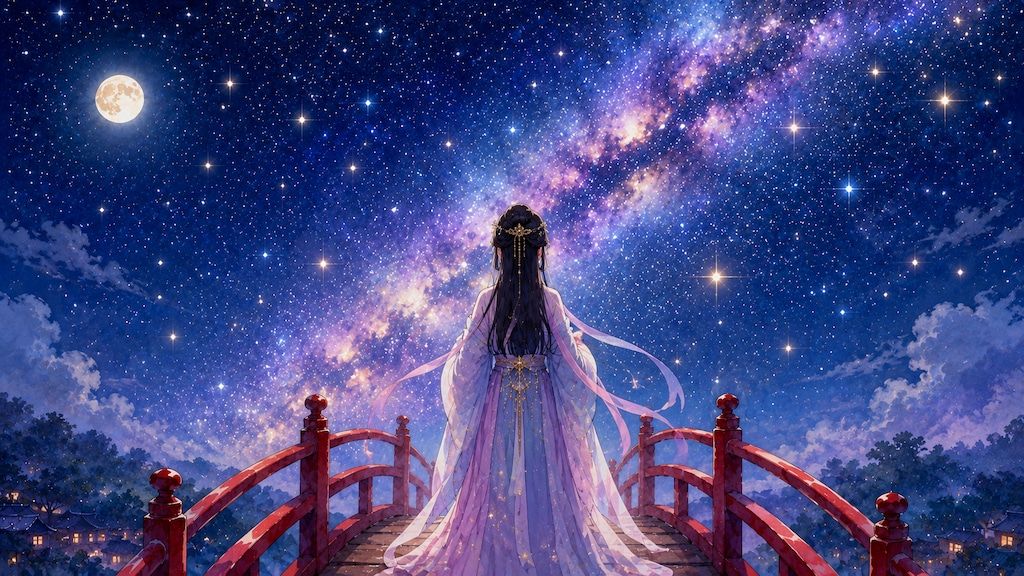 星空と天の川
