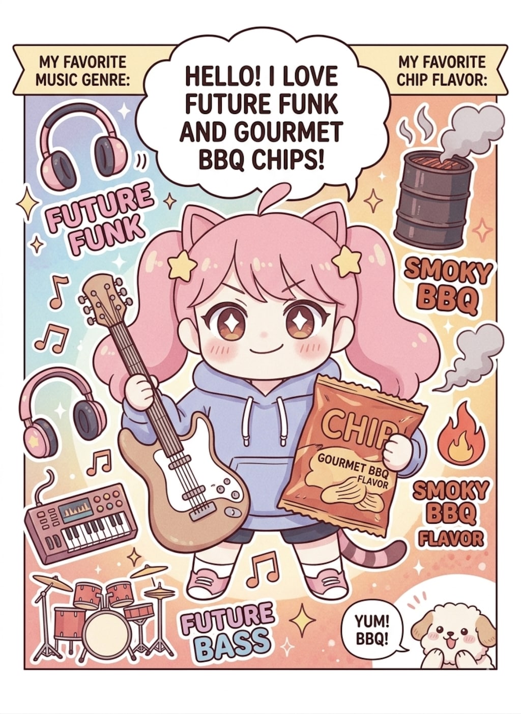 具体的な好みをお話するルナちゃん