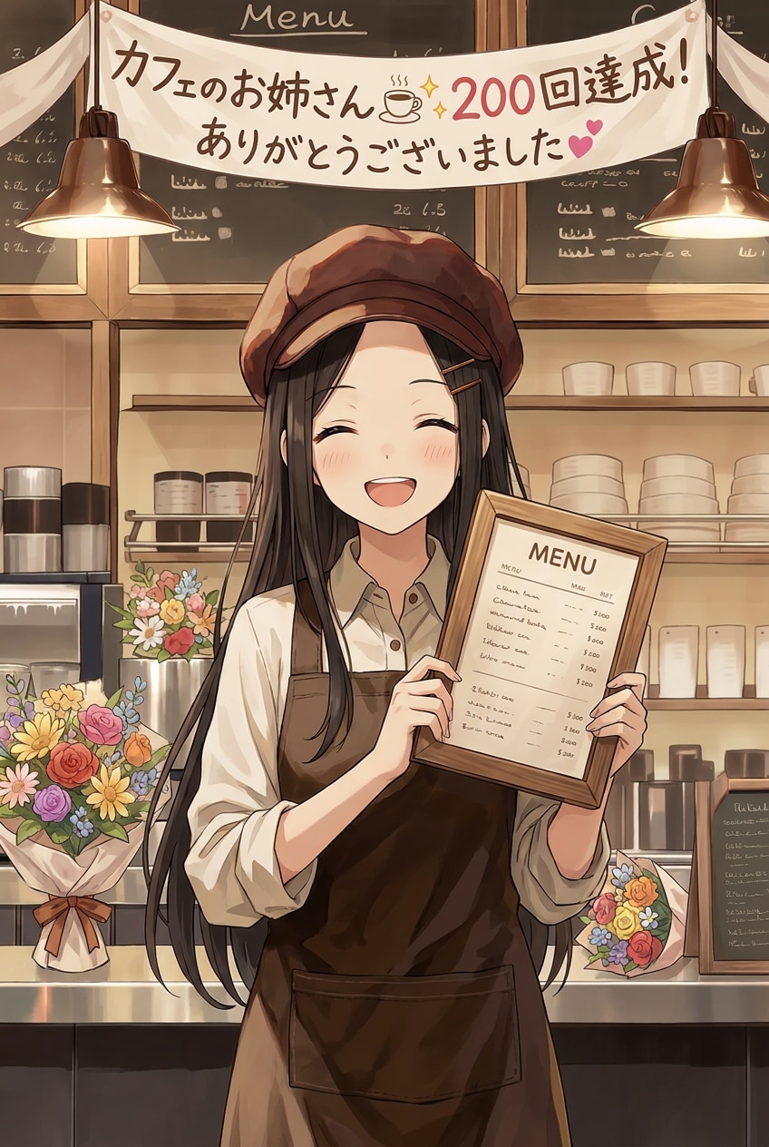 カフェのお姉さん☕✨200☕☕