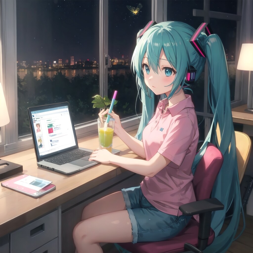 V4B　初音ミク | の人気AIイラスト・グラビア