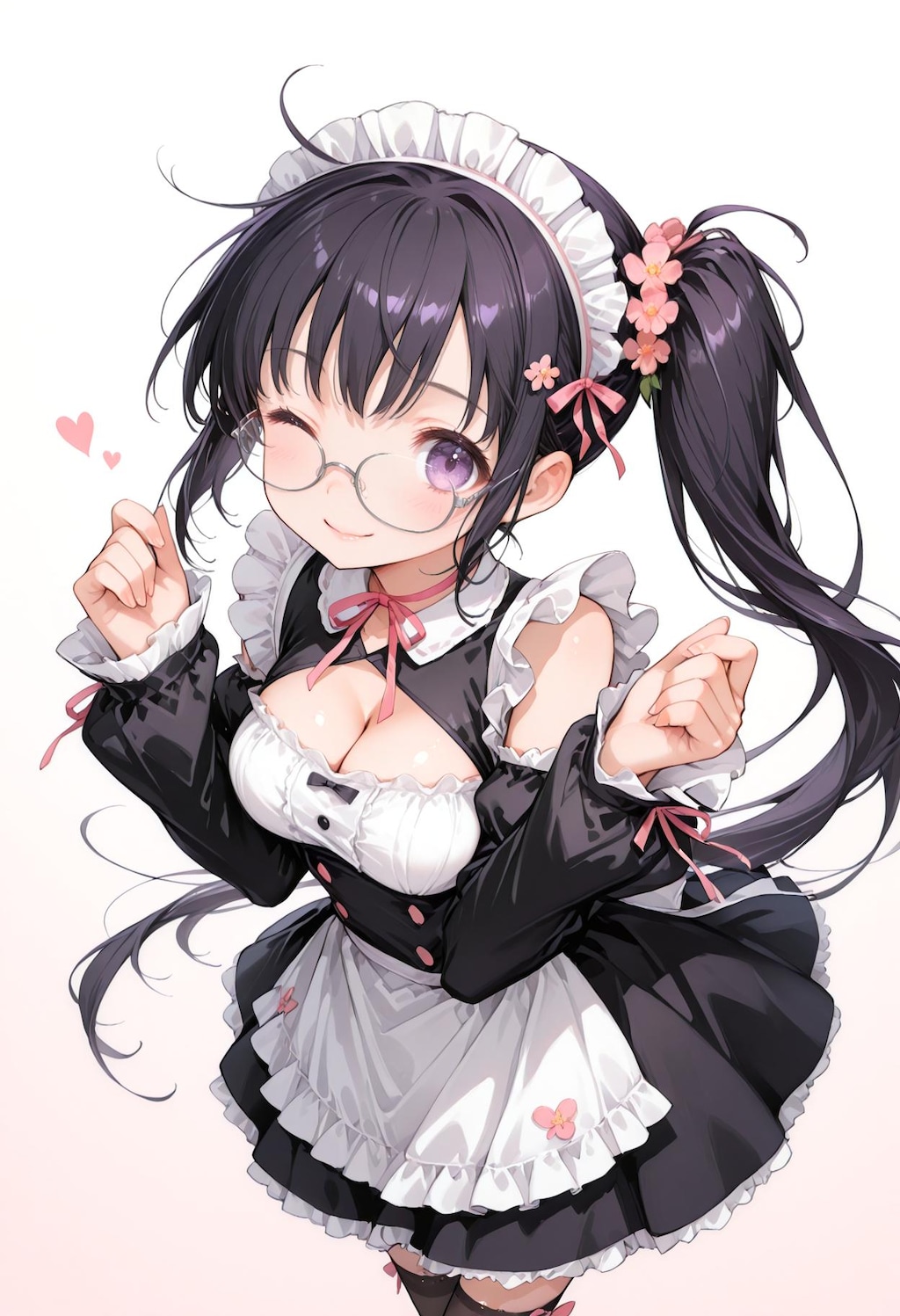 眼鏡っ娘メイドさん