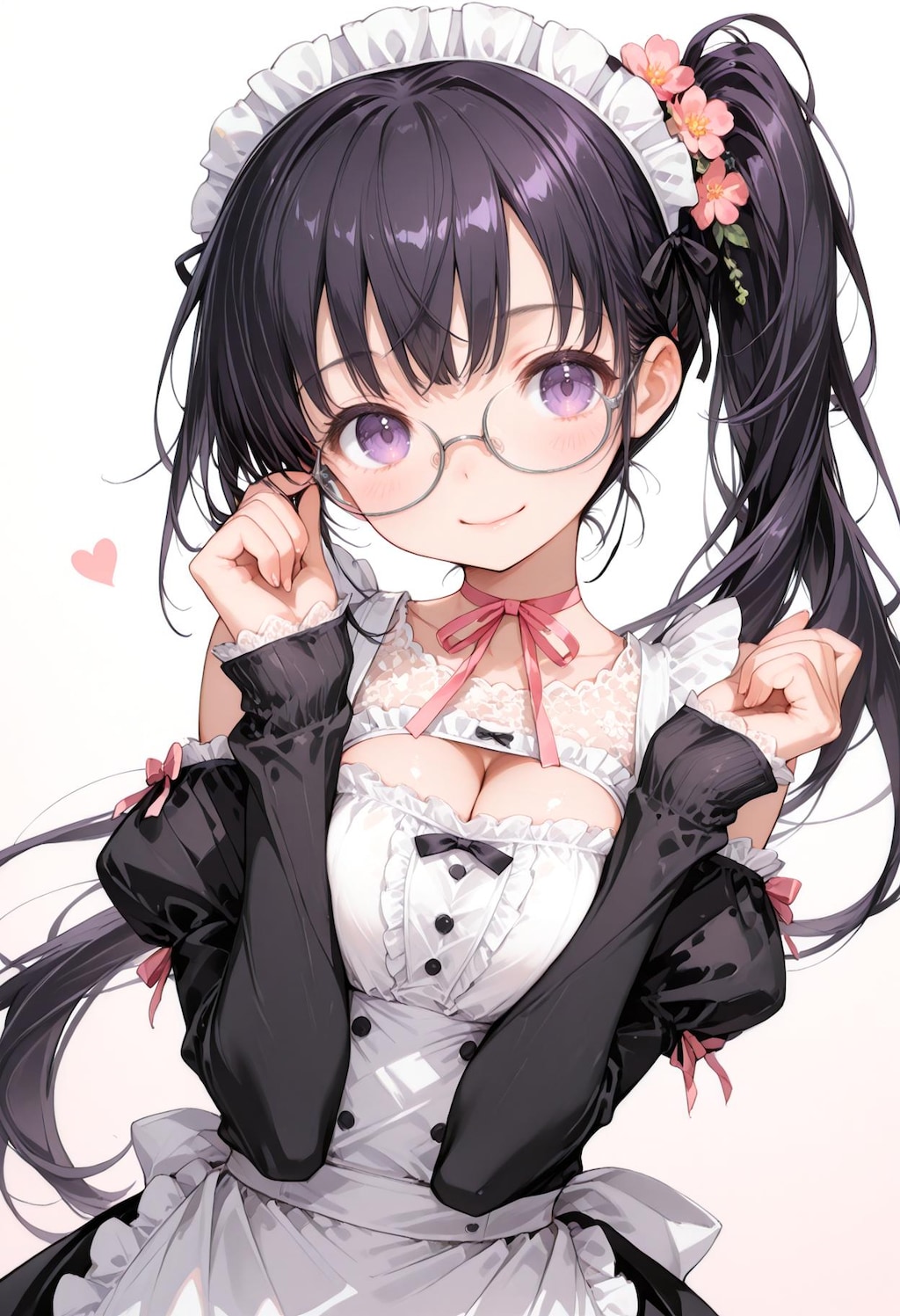 眼鏡っ娘メイドさん