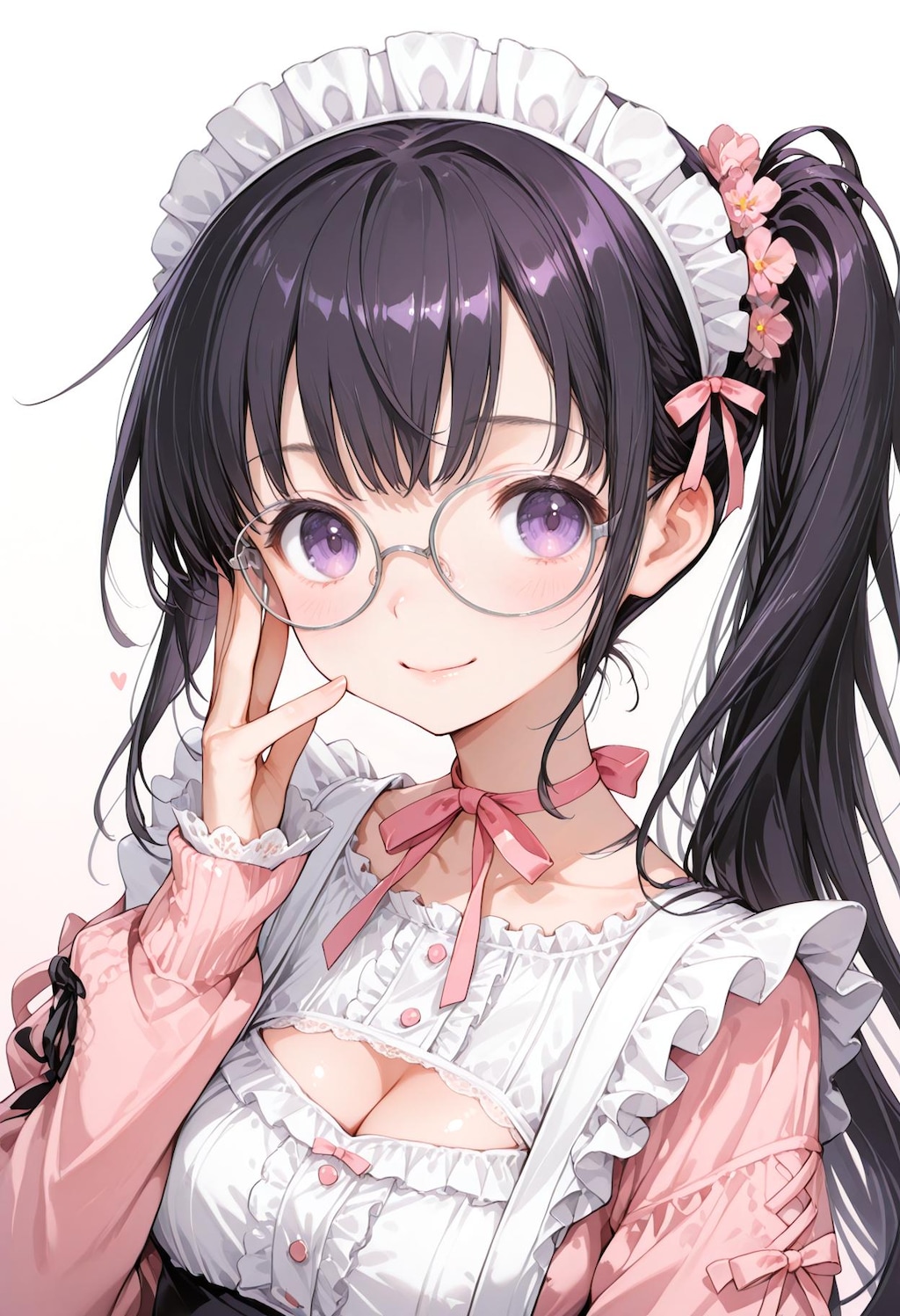 眼鏡っ娘メイドさん