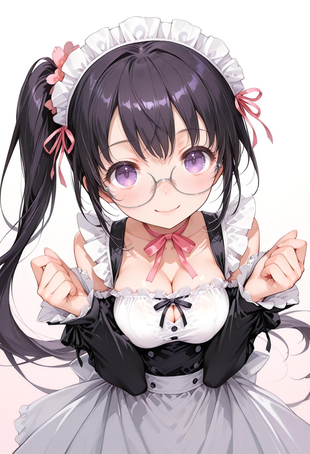 眼鏡っ娘メイドさん