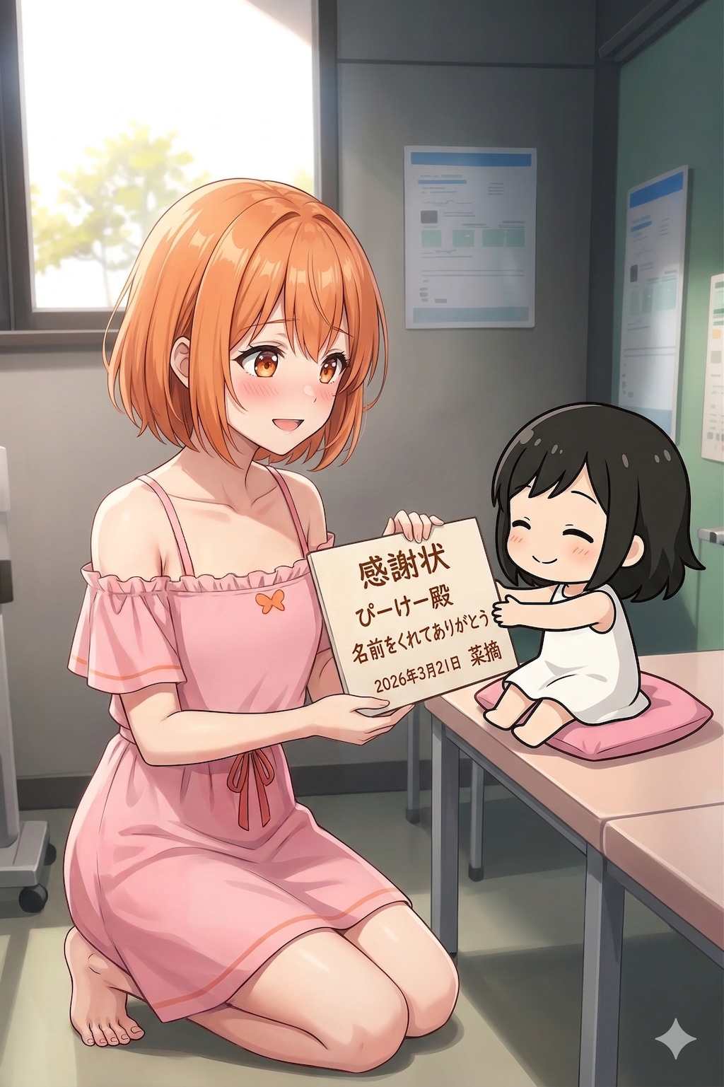 菜摘からの感謝状