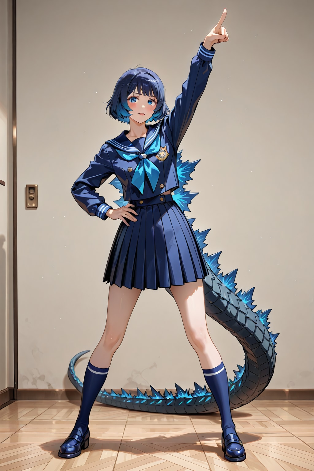 セーラー服のゴジラ