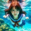 泳げ女子高生 6枚目