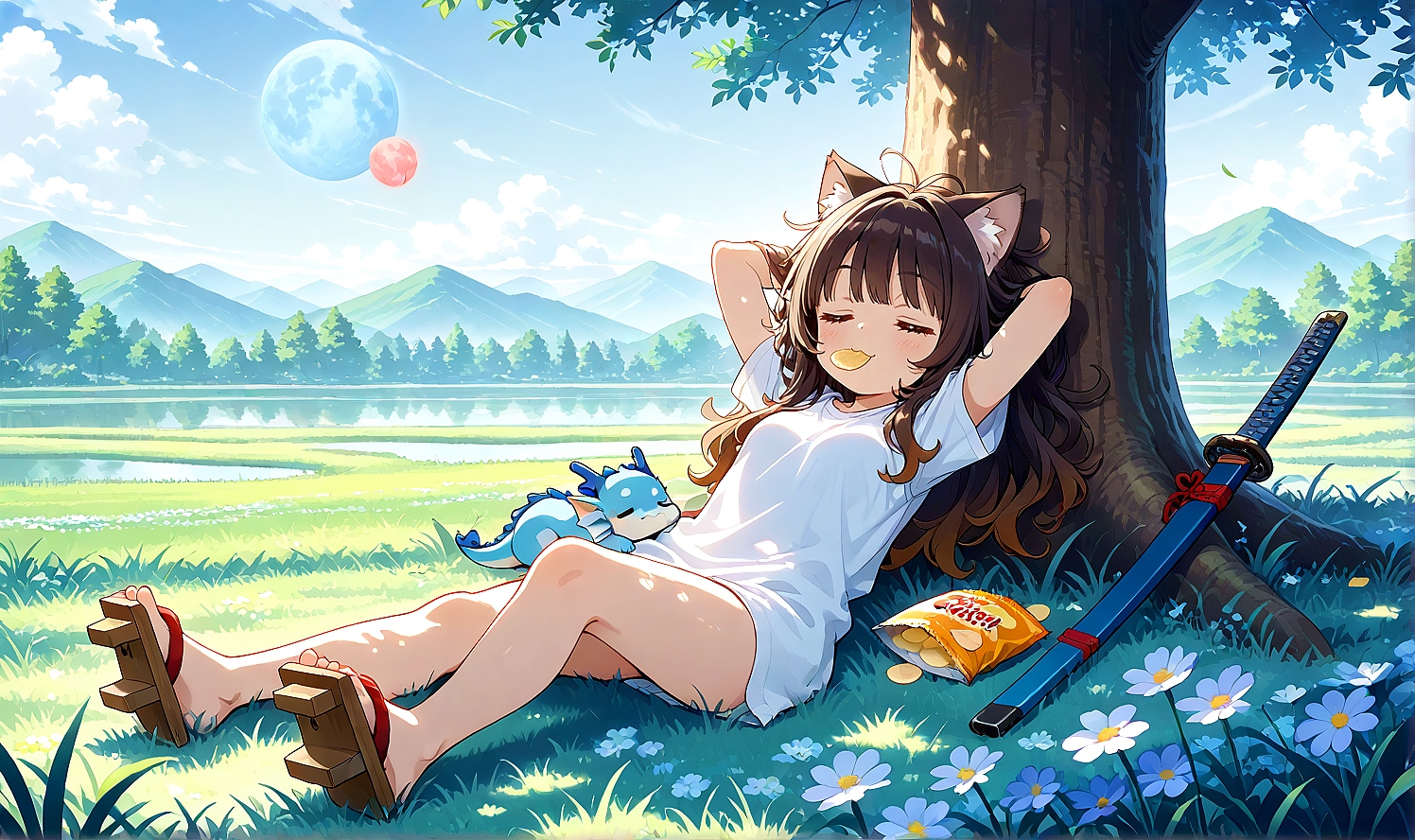 異世界お昼寝 | の人気AIイラスト・グラビア