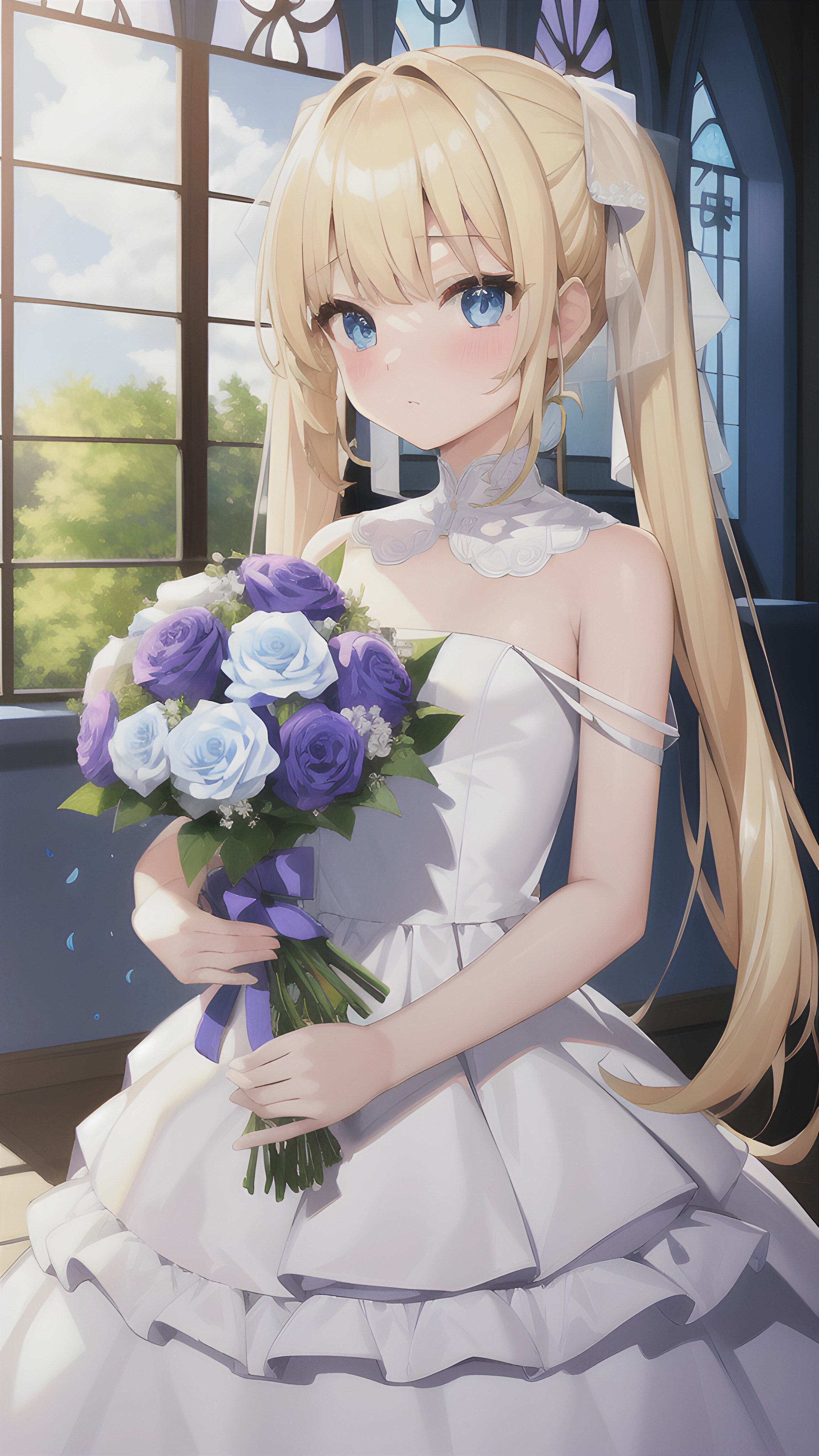 金髪ツインテの碧眼ちゃん