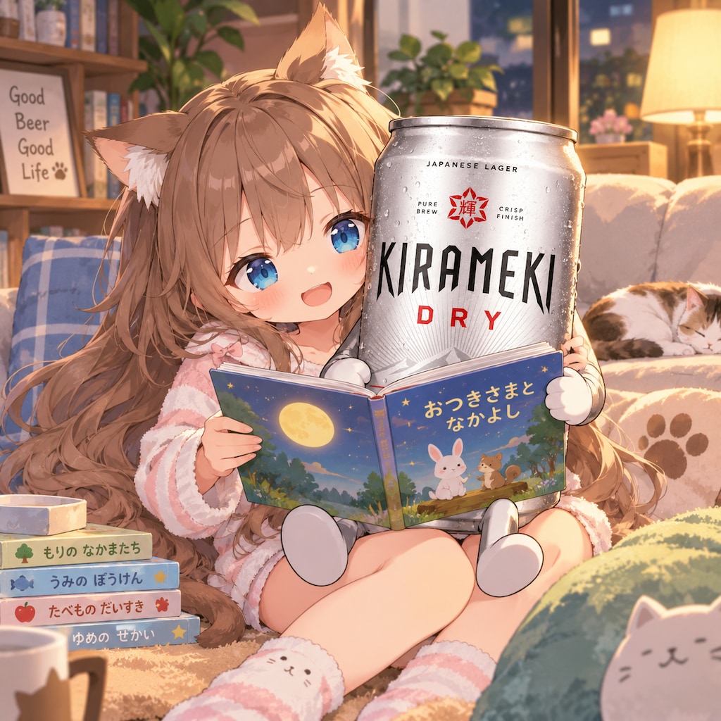 絵本の読み聞かせをする小さな女の子