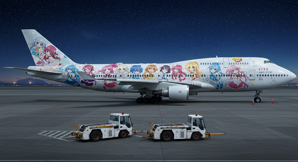 アニメキャラ航空