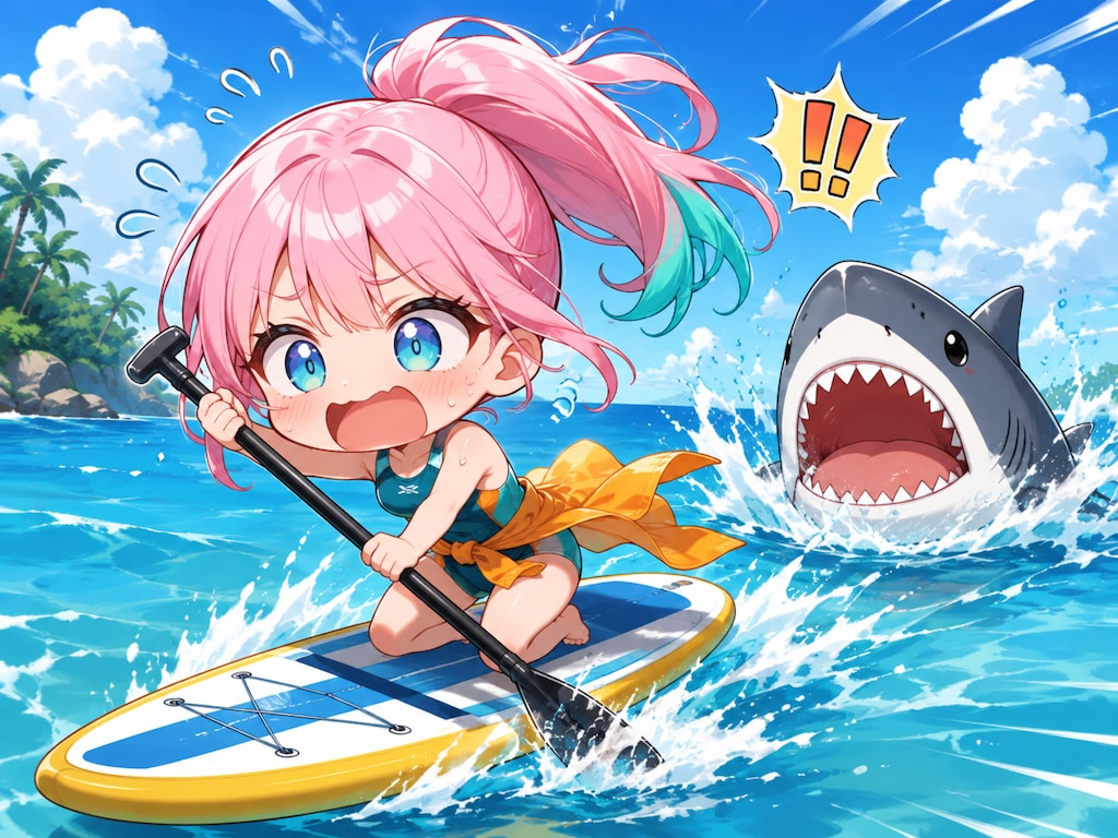 パドル全開！