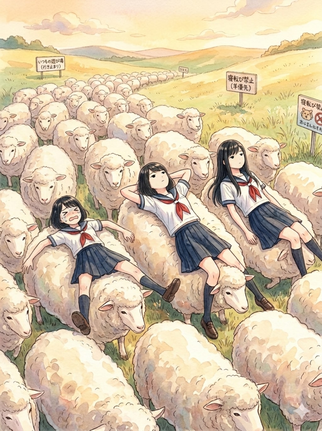 眠気に流される