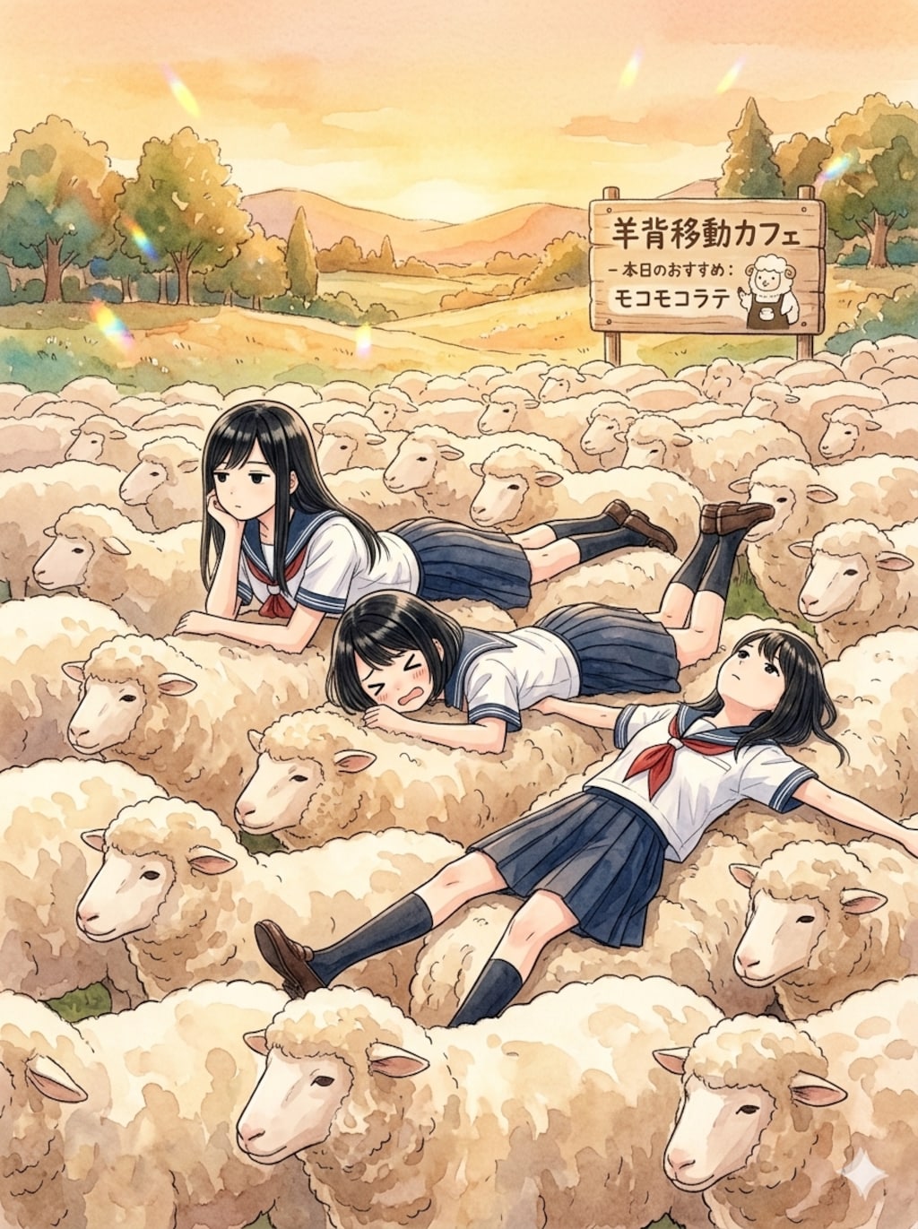 眠気に流される