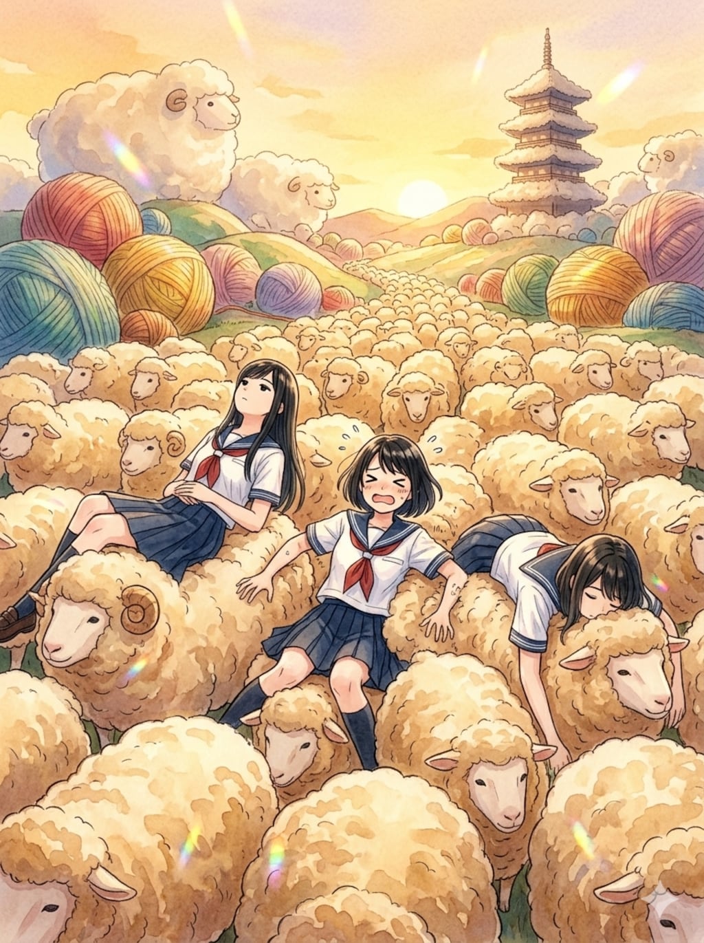 眠気に流される