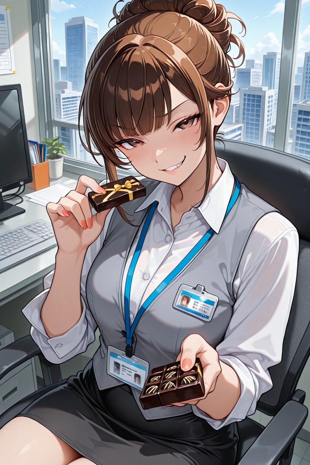 わざわざ土曜出社したの？