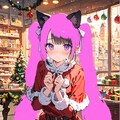 旅する黒猫とピンキーサンタ (美桜ちゃんのi2i講座実践) 4枚目