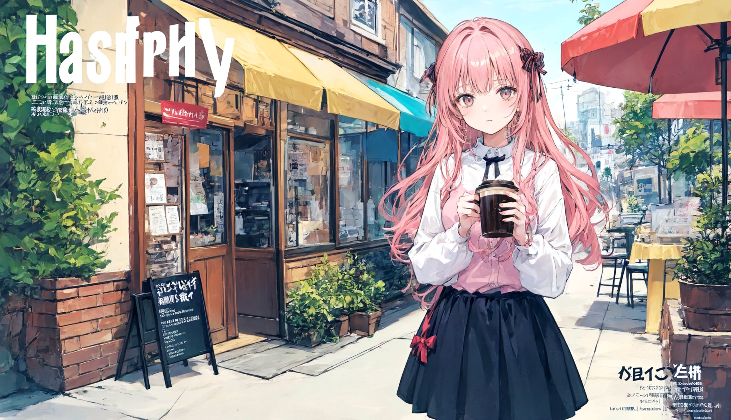 magazine風表紙絵