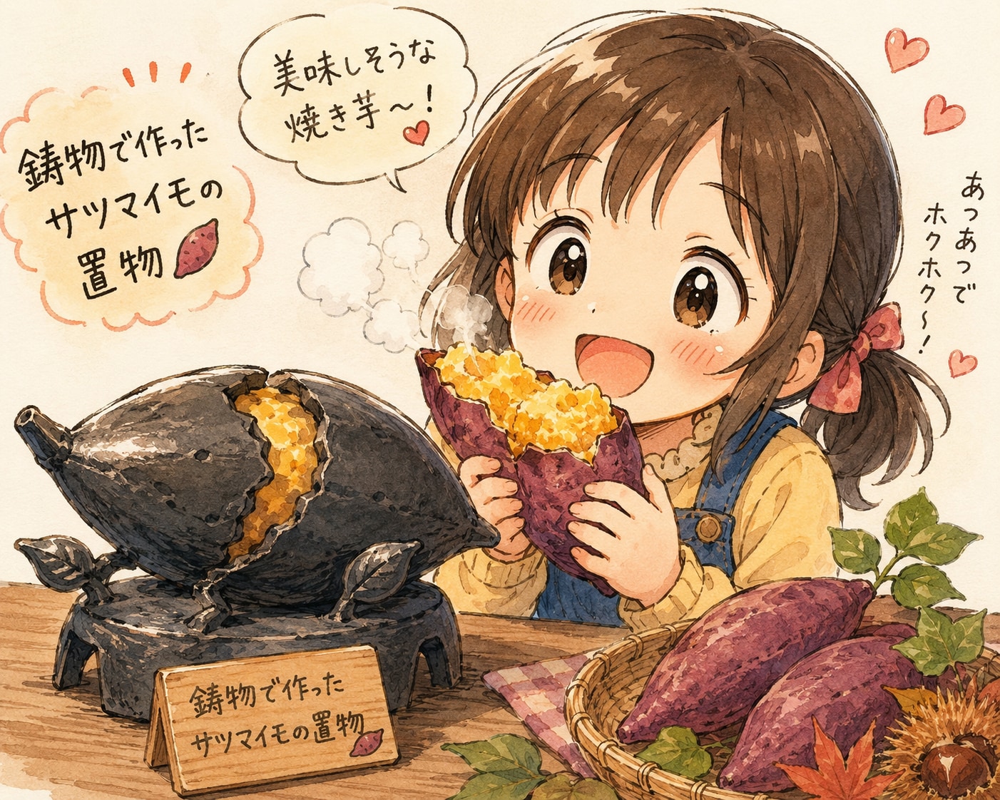鋳物(いもの)・焼き芋(やきいも)