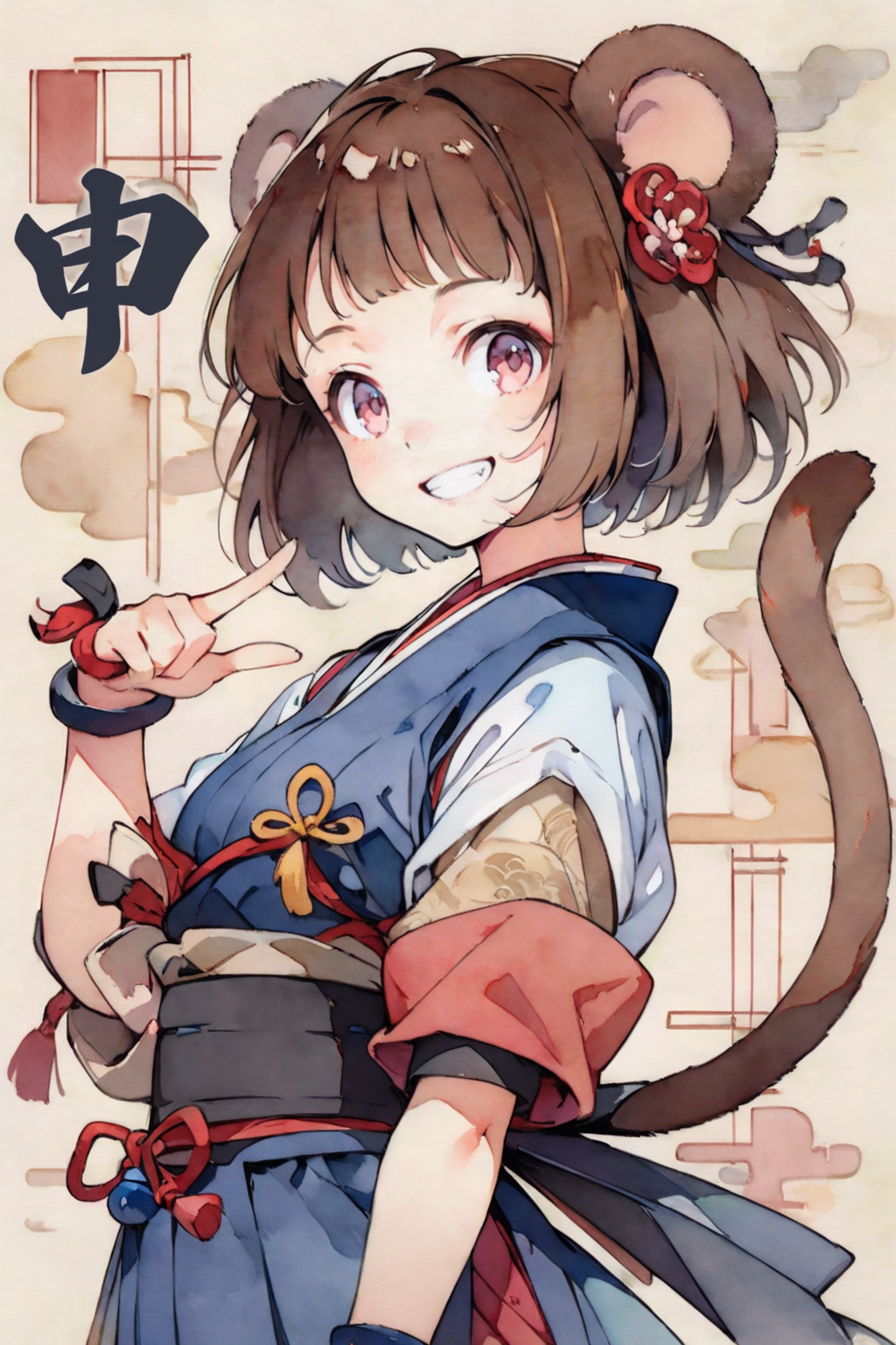 きびだんご三人娘