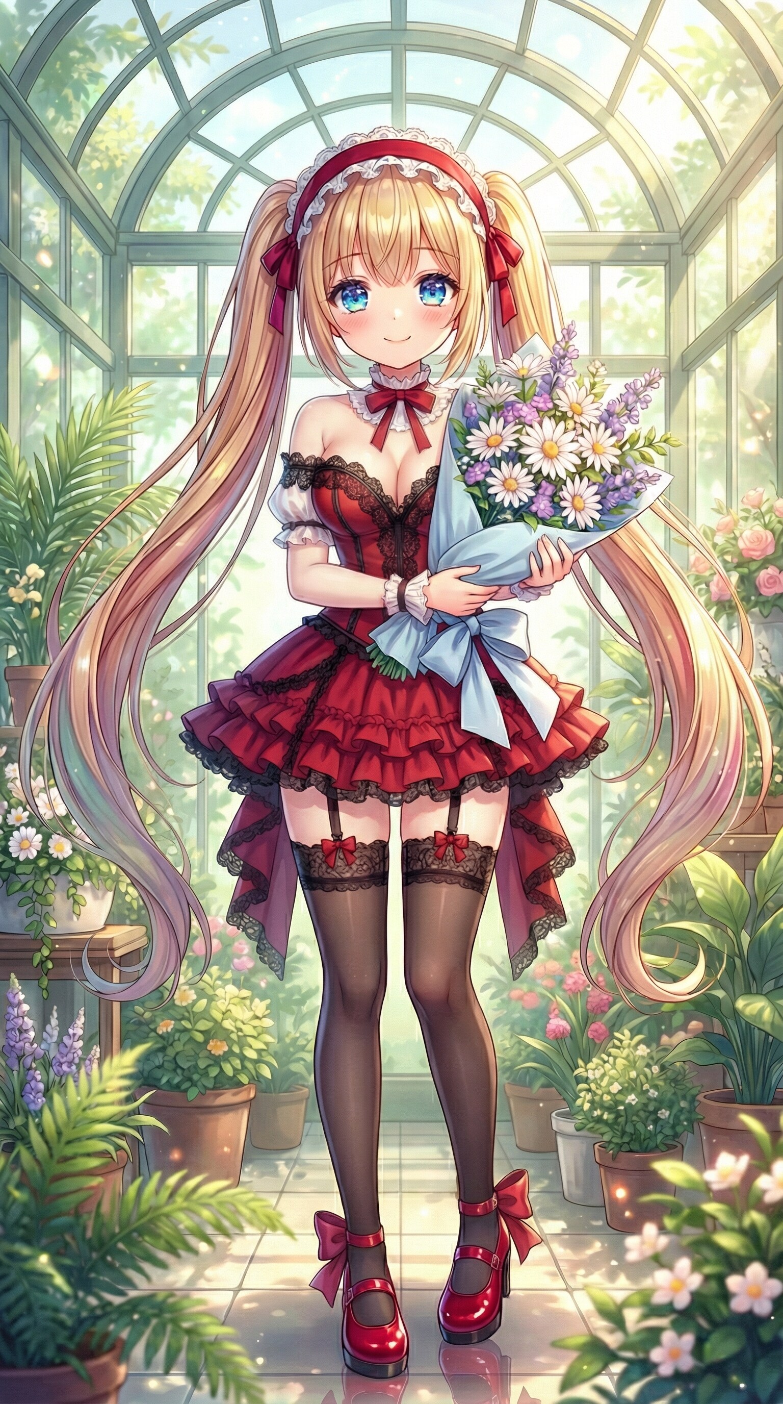 春風に微笑む金糸 | の人気AIイラスト・グラビア