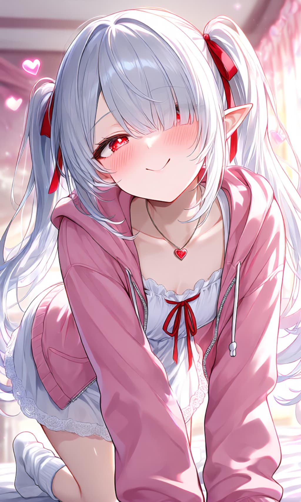 朝起こしにきたシロネさん2