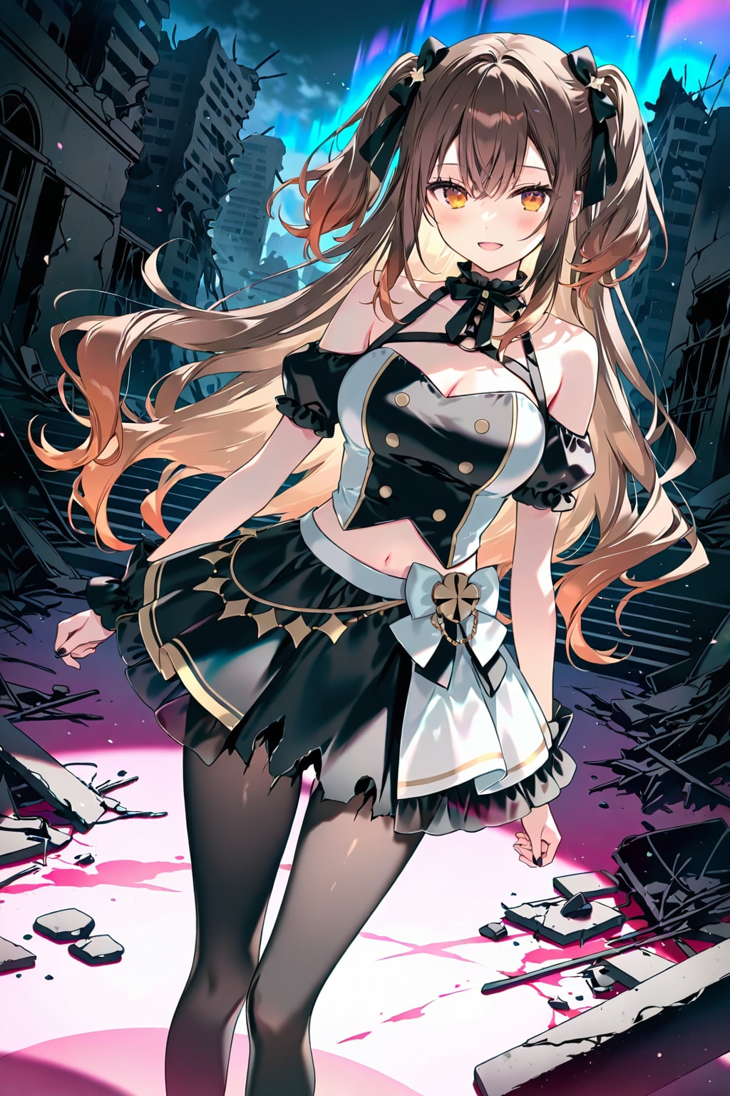 ダーク系アイドル心暖ちゃん | の人気AIイラスト・グラビア