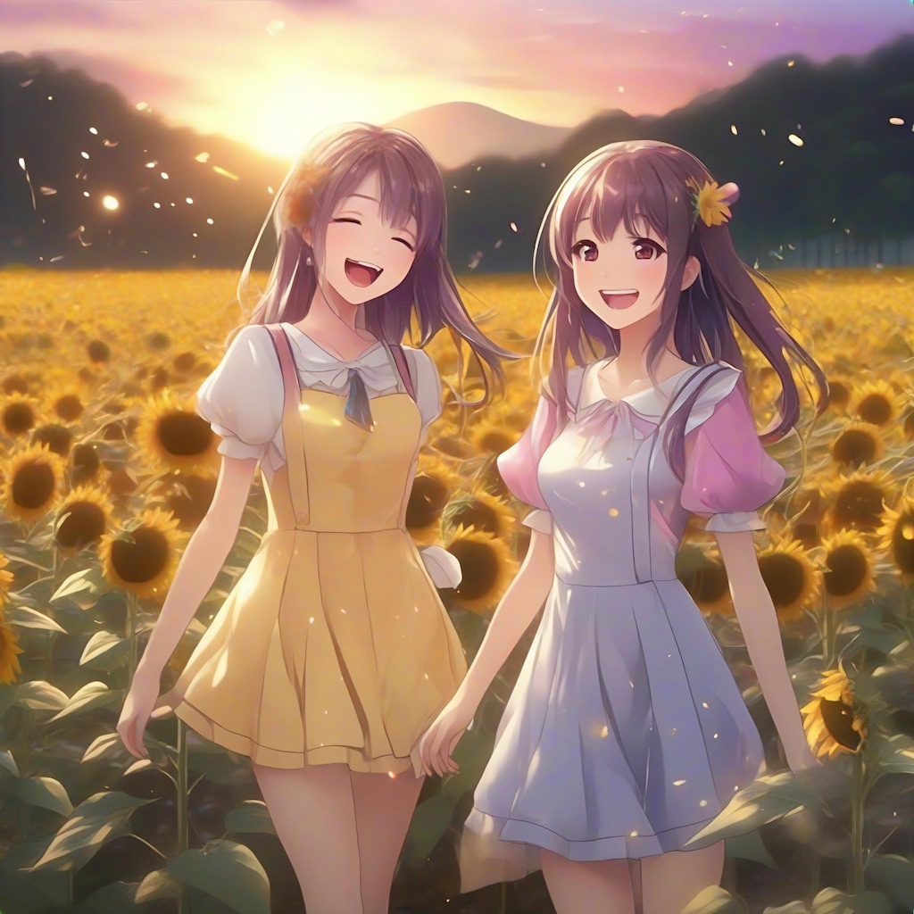 💓笑顔のひまわり娘