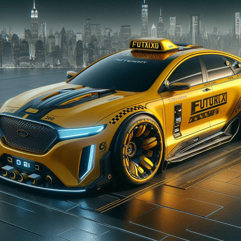 未来のイエロータクシー | の人気AIイラスト・グラビア