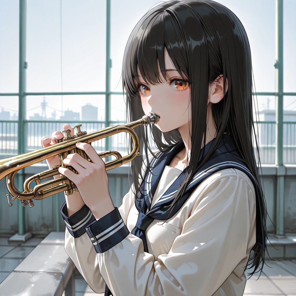 黒い瞳のほうが良かったかな？浅野さんオマージュ。 | の人気AIイラスト・グラビア