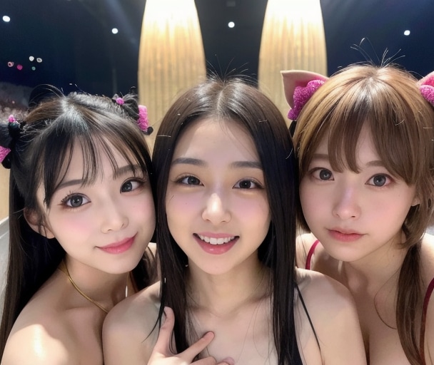超VIP会員限定、国民的アイドル裏ストリップライブ❤️