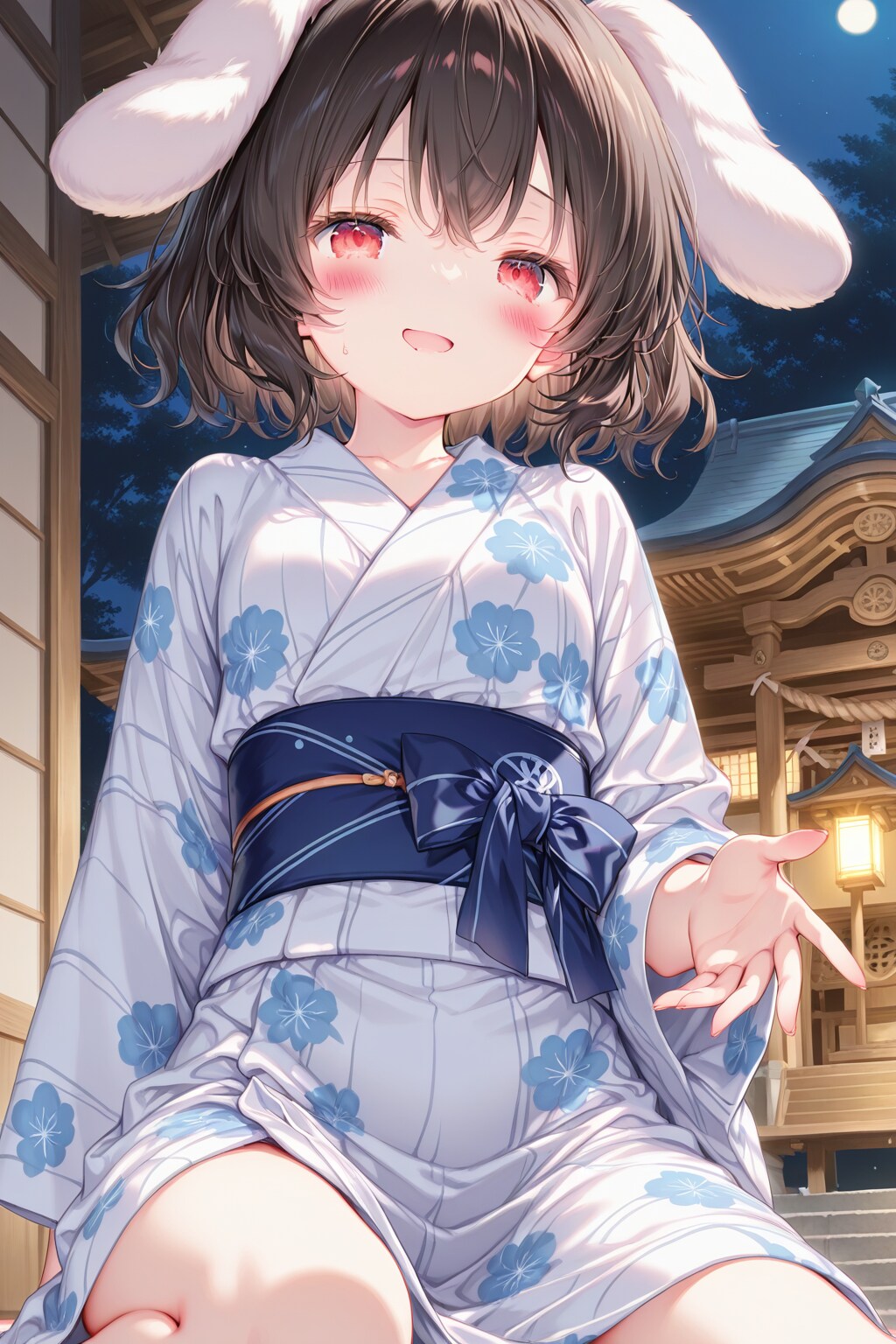 てゐと神社参拝