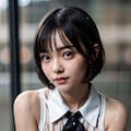 黒髪ボブちゃん 5枚目