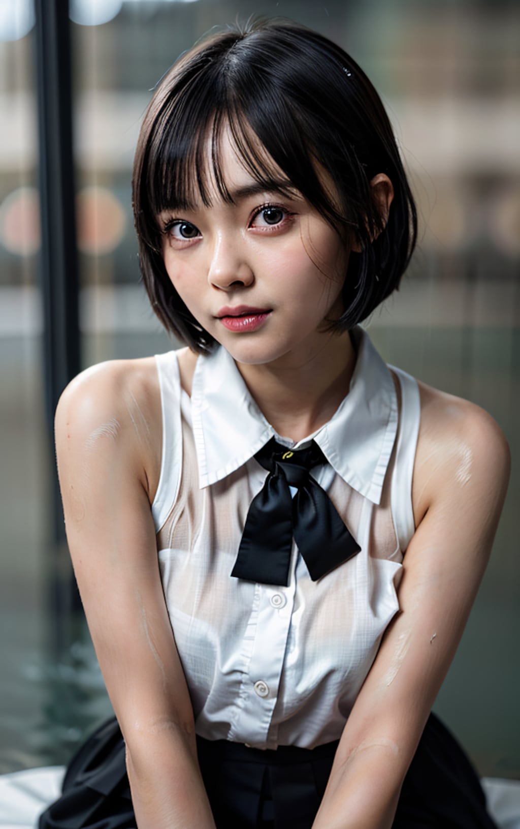 黒髪ボブちゃん