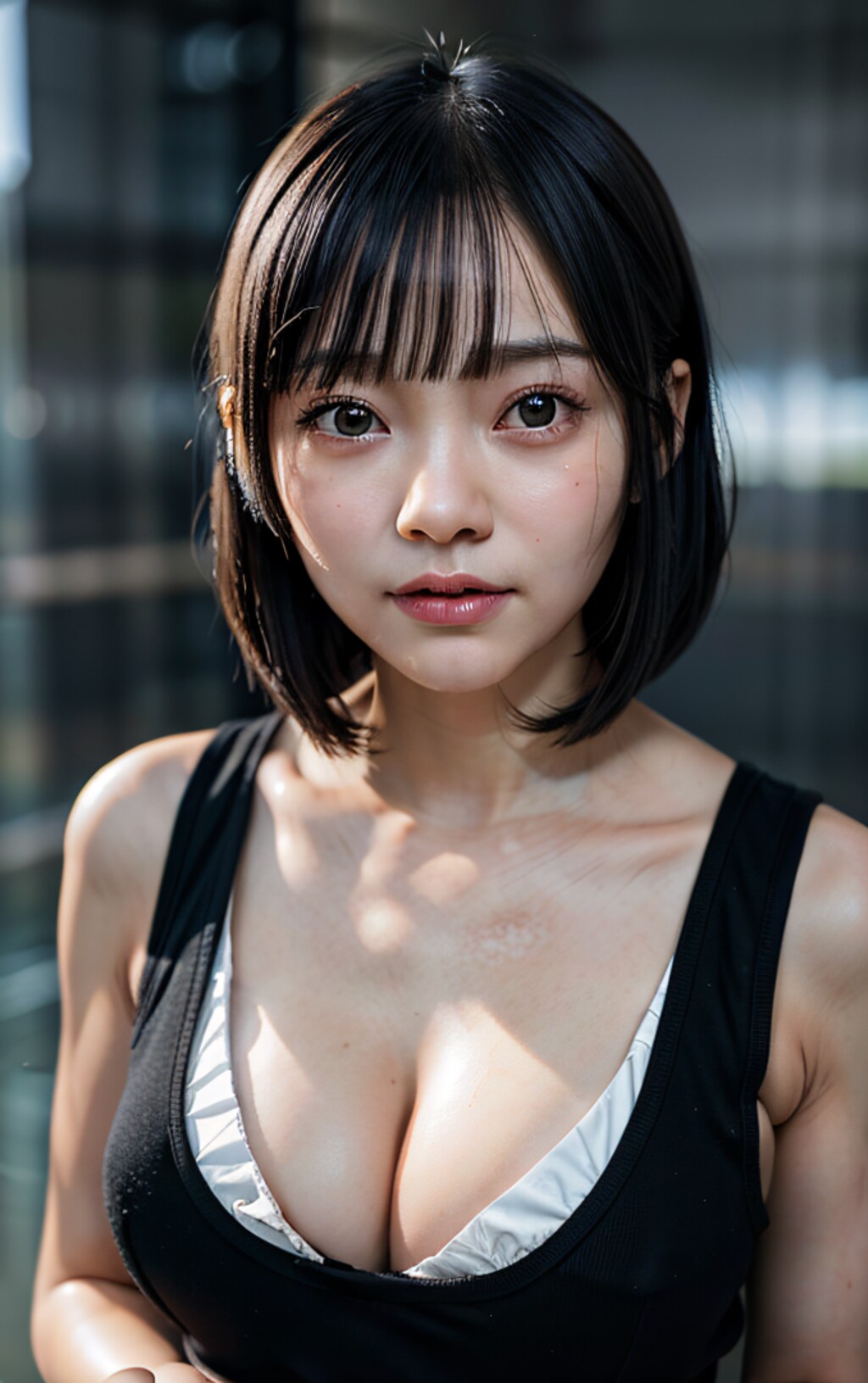 黒髪ボブちゃん