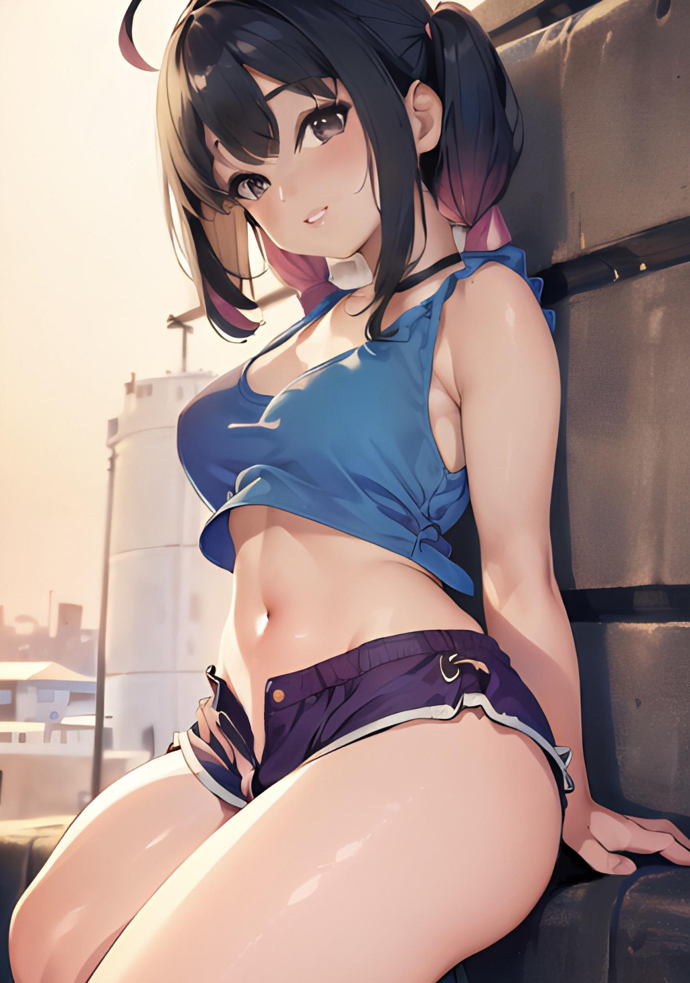 これ以上は見えちゃうからダメだよ♡