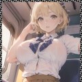巨乳金髪JK　 Big breasted blonde JK 7枚目